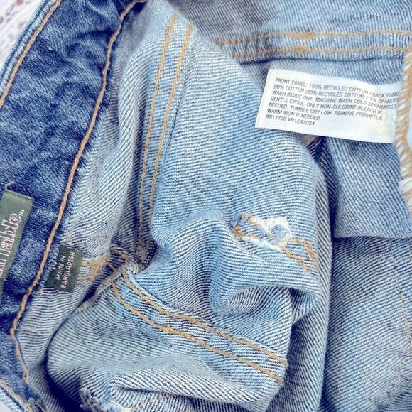 Wild Fable Distressed Denim Women Shorts size 14 - Picture 6 of 8